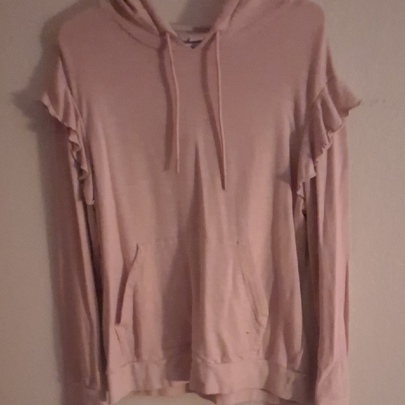 Kate Spade Blush Ruffle Hoodie - Picture 3 of 9